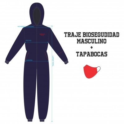 TRAJE BIOSEGURIDAD MASCULINO CEO